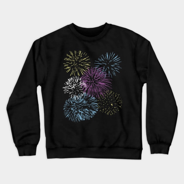 Fireworks Crewneck Sweatshirt by William Henry Design